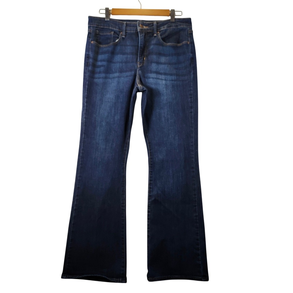 Levi Strauss Signature Mens Mid Rise Bootcut Jeans Dark Wash‎ Blue Size 10